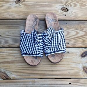 Sam Edelman Buffalo Plaid Print Slide